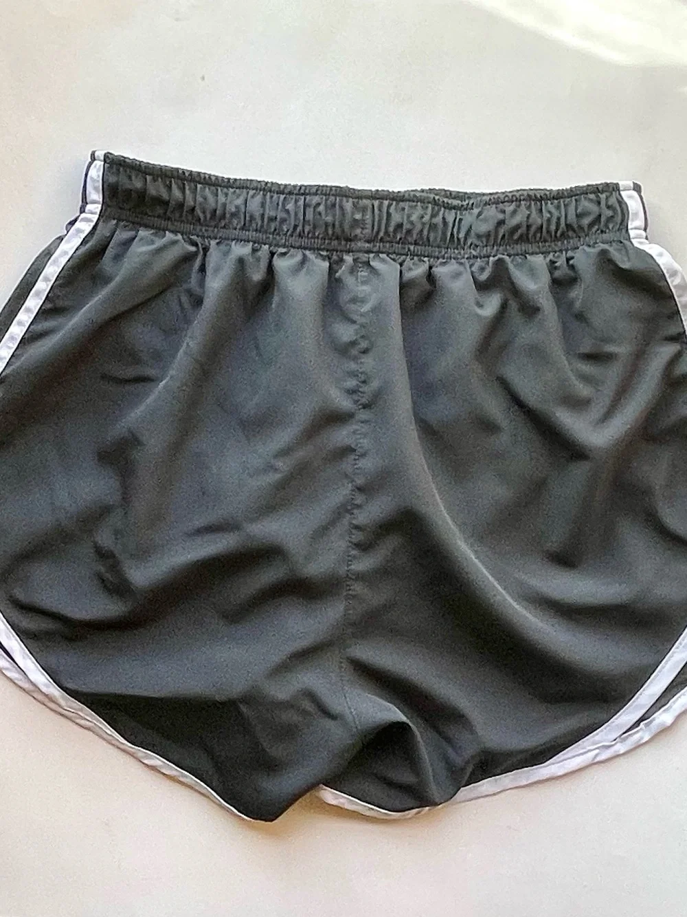 Nike Tempo Women's Dri-Fit Running Shorts Dark Gray with White Trim-S